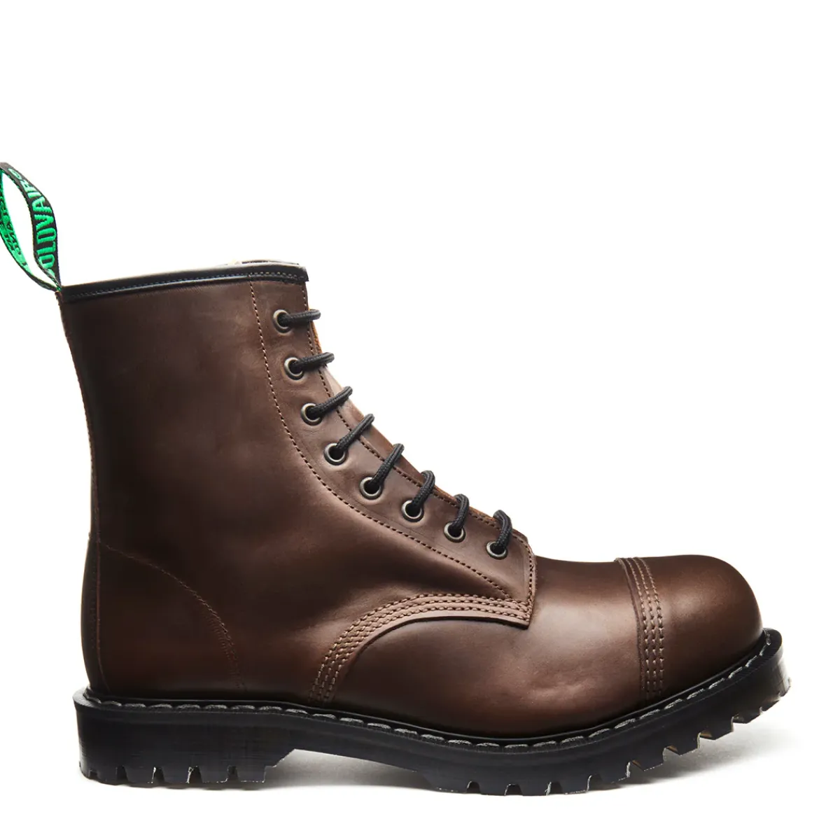 NPS Solovair Gaucho Crazy Horse 8 Eye Steel Toe Derby Boot- Steel Toe Boots|Logger Boots