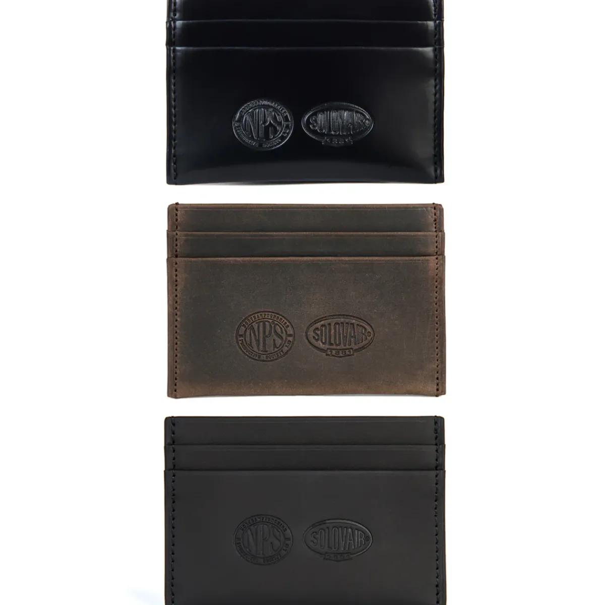 NPS Solovair Leather Card & Cash Holder- Wallets|Leather Goods